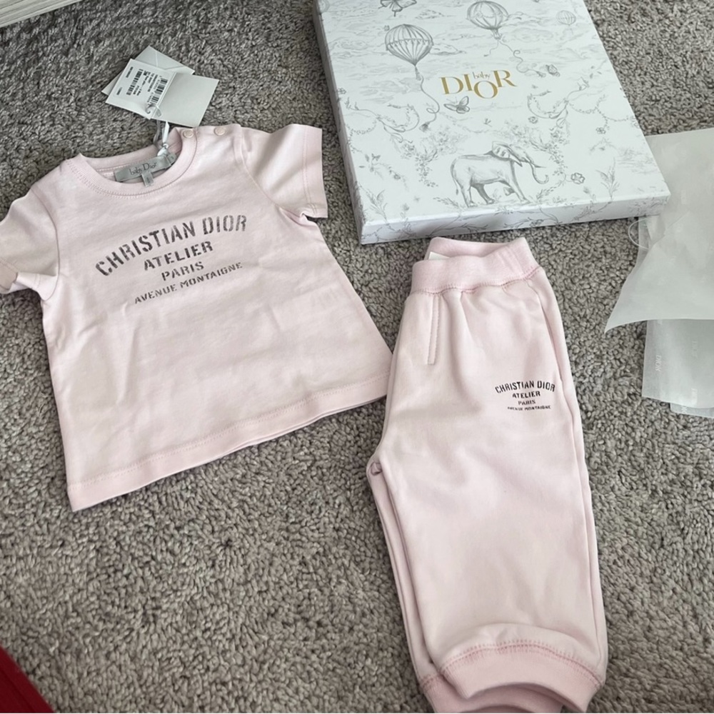 Christian Dior baby tee & pants